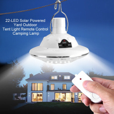New 22LED Outdoor/Indoor Solar Lamp Hooking Camp Garden Lighting Remote Control