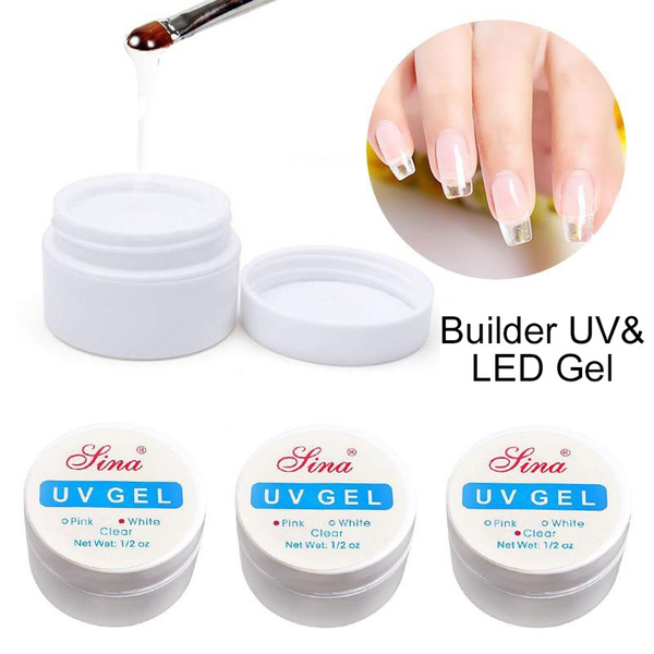 Nail UV Gel + 1PCS Nail file!Original LINA Manicure UV GEL 8g Phototherapy Glue Nail Gel Based Glue Gel Polish Tool Manicure Kits | Wish