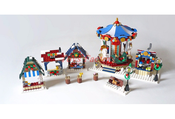 Lepin 36010 1412PCS Winter Village Market Educational Building