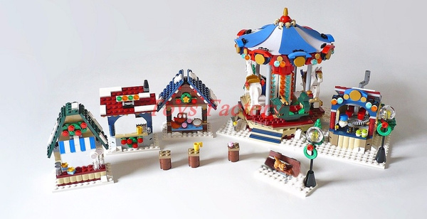 Lepin 36010 1412PCS Winter Village Market Educational Building