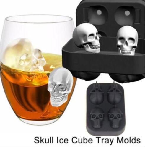 Skull Ice Cube Maker, Skeleton Ice Cube Tray