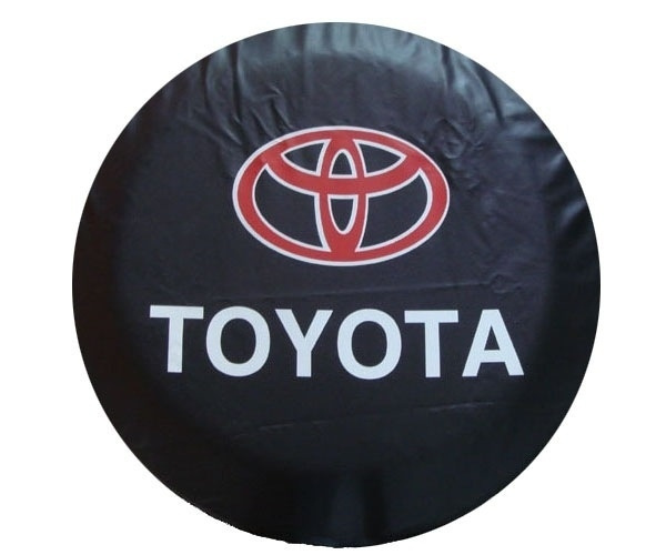 HeavyDuty PVC Leather Universal Spare Wheel Tire Tyre Cover For Toyota