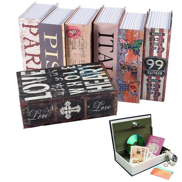Home Storage Safe Box Dictionary Book Bank Money Cash Jewellery Hidden