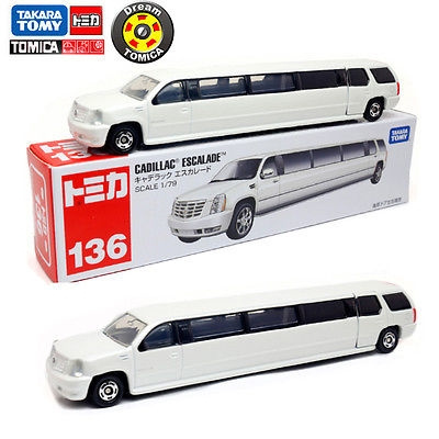 Details about   TAKARA TOMY TOMICA LONG TYPE No.136 1/79 Scale CADILLAC ESCALADE NEW Japan F/S