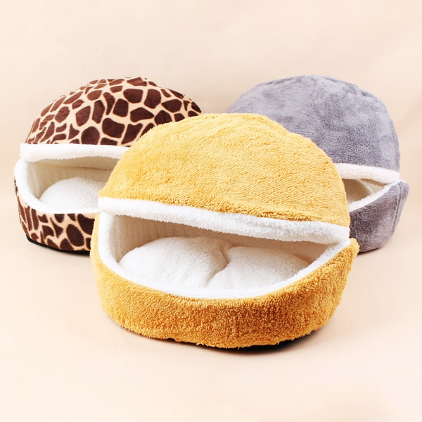 Large hamburger dog clearance bed