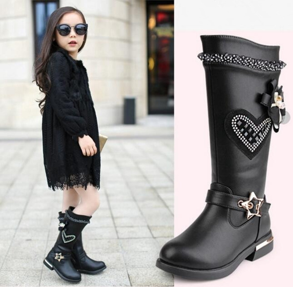 Kids Fashion Girls Winter Boots Flat 