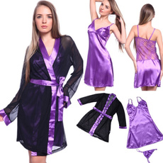 gowns, sexy sleepwear, Fashion, purple
