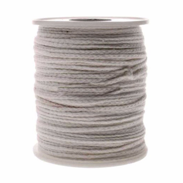 hfghsgjbgd New Spool of Cotton Square Braid Candle Wicks Wick Core Candle Making Supplies 