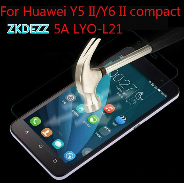 Tonen Vanaf daar Regenboog For Huawei Honor 5A LYO-L21 Y5 II Case Tempered Glass For Huawei Y5 II Y5II  2 Y6 II Compact mini Screen Protecters film cover | Wish