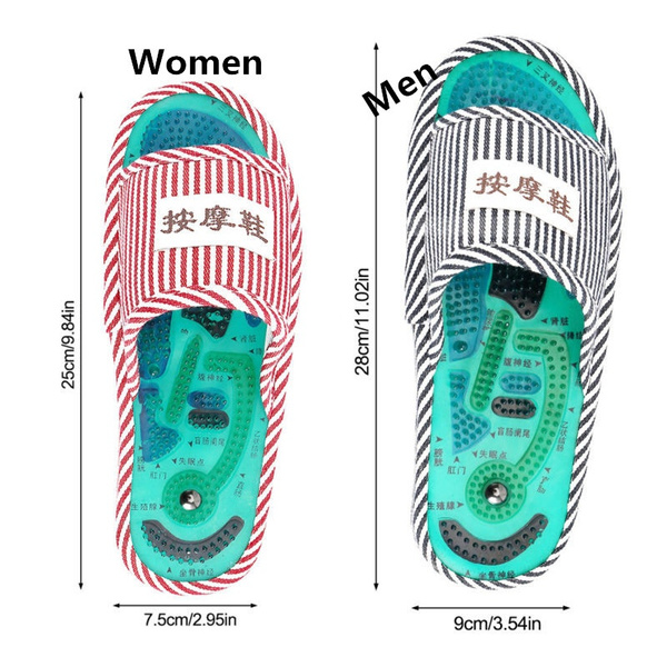 Qenwkxz Foot Massage Slippers Health Shoe Reflexology Magnetic Sandals  Acupuncture Healthy Feet Care Massager Magnet Shoes Healthy - Walmart.com