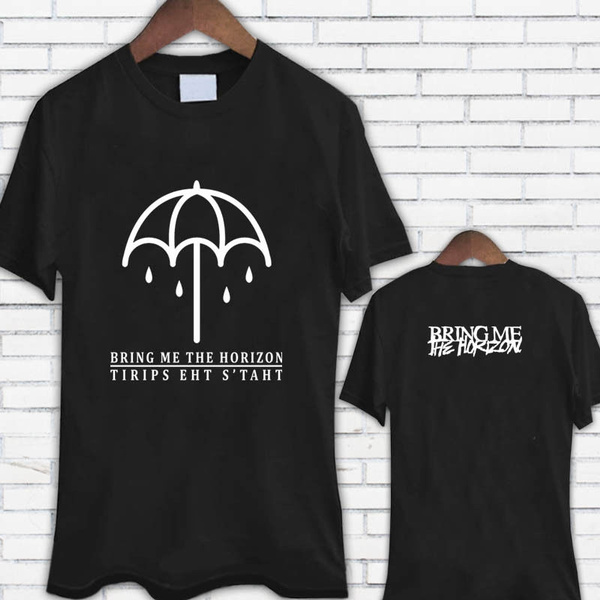 New Bring Me The Horizon Umbrella Logo Black Tshirt Wish