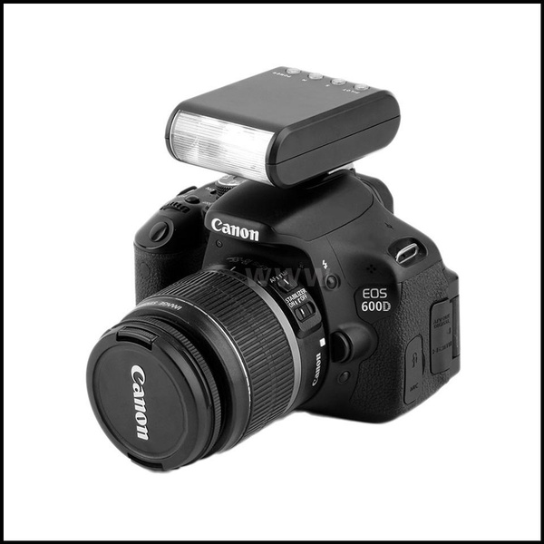 Black V BESTLIFE Hot Shoe Flashlight 82g//0.18 lb Mini Portable Digital On-Camera Hot Shoe Mount Flashlight for DSLR Cameras