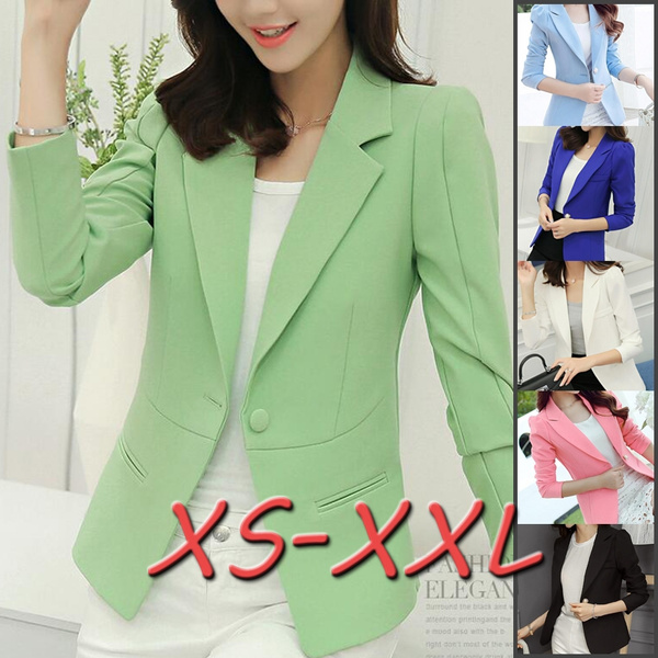 Green Blazer Coat For Women | Coats for women, Blazer dress, Formal jackets