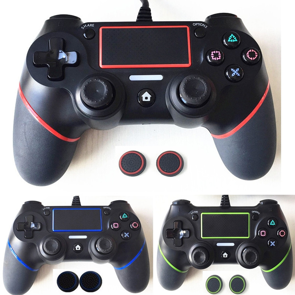 For PS4 Controller Wired Gamepad For Playstation Dualshock 4 Joystick Gamepads Multiple Vibration 1.8M Cable For PS4 Console