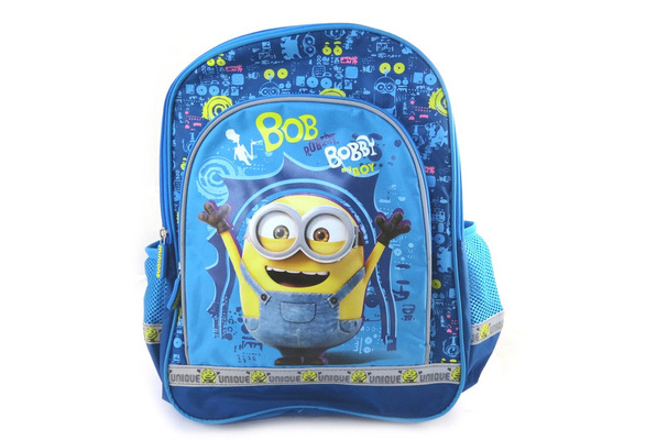 Minions School Bag Blue – 14 Inches – Baby's World
