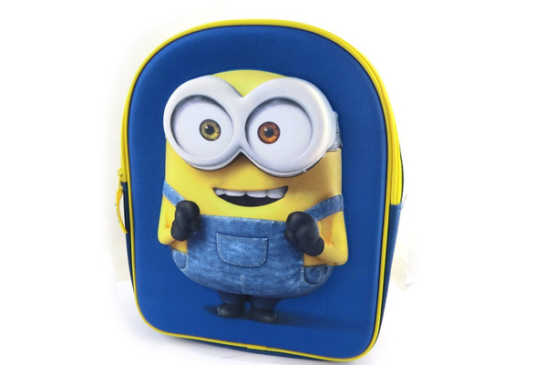 Minions 3D hard shell backpack preschool school bag for kid