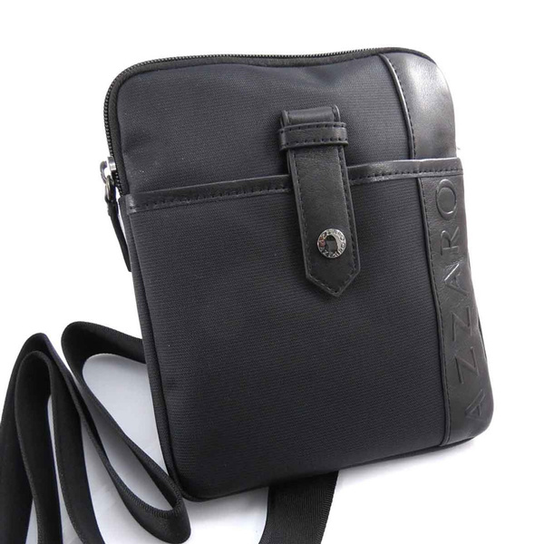 Azzaro J8440 Sac porte croise Azzaro noir ultra plat