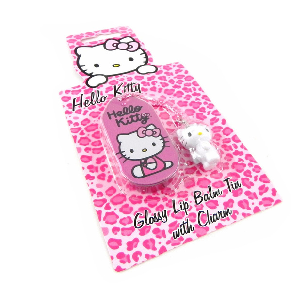 Hello Kitty [H2789] - Gloss 'Hello Kitty' rose + accessoire telephone |  Gloss 'Hello Kitty' pink + phone accessory. | Gloss 'Hello Kitty' pink +