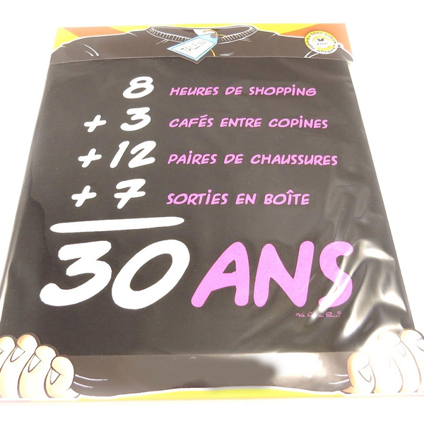 Tee shirt clearance 30 ans femme