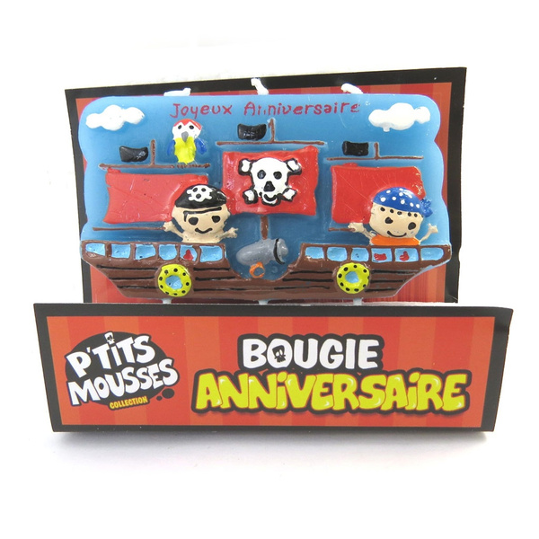 Les Tresors De Lily M5211 Bougie Joyeux Anniversaire Totem Pirate 8 5x8 Cm Candle Joyeux Anniversaire Pirate Totem 8 5x8 Cm 0 00 X3 15 Kerze Joyeux Anniversaire Piraten Totem 8 5x8 Cm Wish