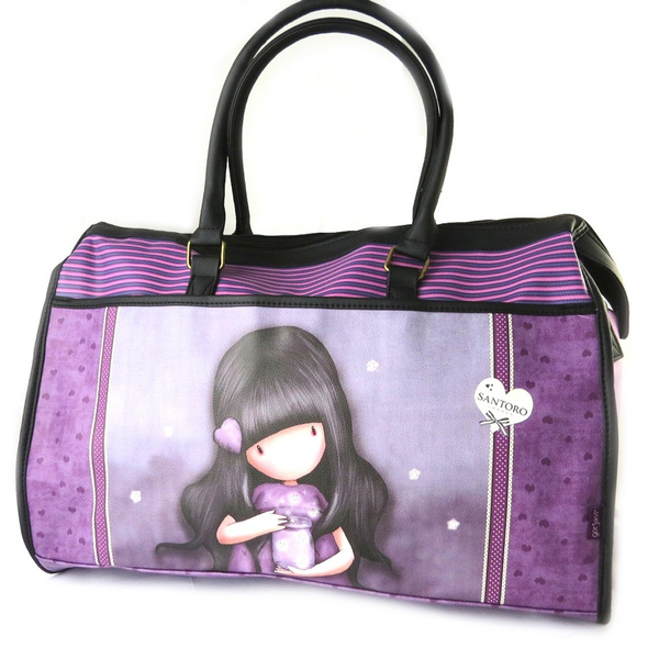 Gorjuss Santoro N5998 Sac de voyage Gorjuss Santoro violet 46x30x24 cm Travel bag Gorjuss Santoro purple 46x30x24 cm