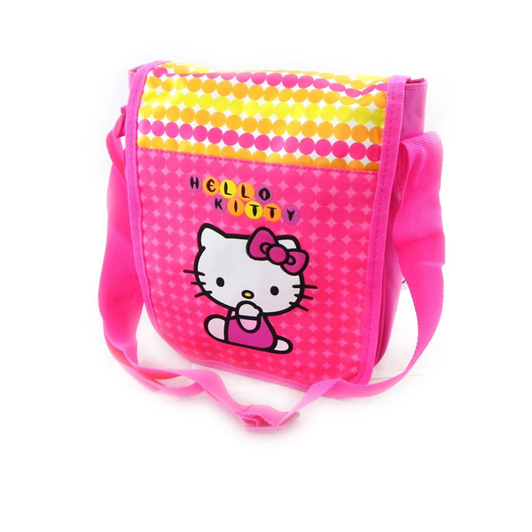 Hello Kitty [I8119] - Sac 'Hello Kitty' rose jaune, Bag 'Hello Kitty' pink  yellow., Bag 'Hello Kitty' rosa gelb.