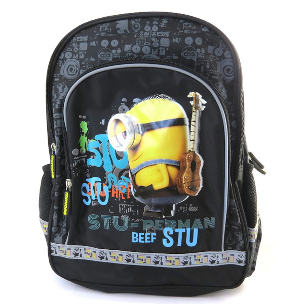 Minions M8368 Sac a Dos Minions noir 38x35x15 cm STU PERMAN BEEF STU Backpack Minions black 38x35x15 cm 0.00 x13.78 x5.91 stu stu