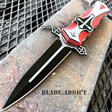 Celtic, celticcrossfoldingbladestilettopocketknife, Stiletto, Blade
