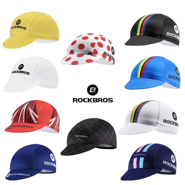RockBros Pro Team Cycling Polyester Cap Hat Sunhat Suncap Yellow One Size 