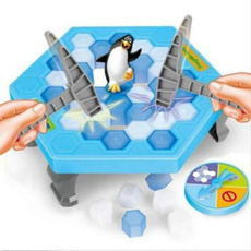 Hammer Penguin Save the Penguin on Ice Game Break Ice Block Trap Family Fun Game