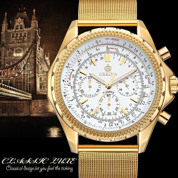 Orkina gold hot sale watch price