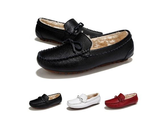 warm womens loafers