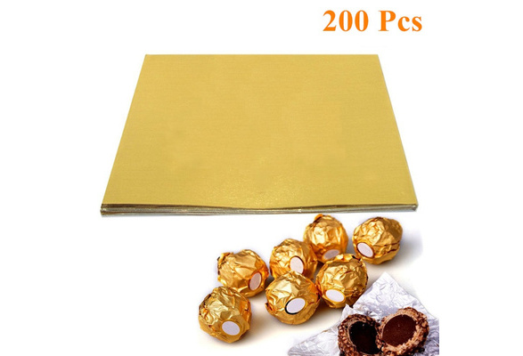 Gold Foil Candy Bar Wrappers, Gold Foil Wrappers, Gold Foil, Candy Bar  Wrapper Foil, Candy Bar Wrappers