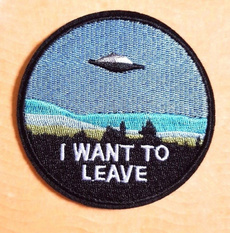 Funny, iwanttoleave, ufo, irononpatch