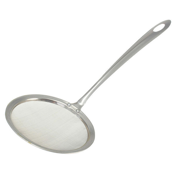 Stainless Steel Mesh Spoon Sifter Sieve Kitchenware Cooking Skimmer Strainer new 
