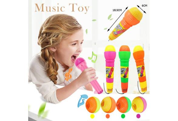 Echo Microphone Voice Changer Toy Mike Mic Birthday Kid Party Song Drama Play 