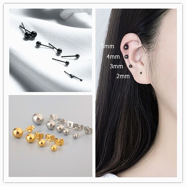 Surgical steel earrings sales for girls