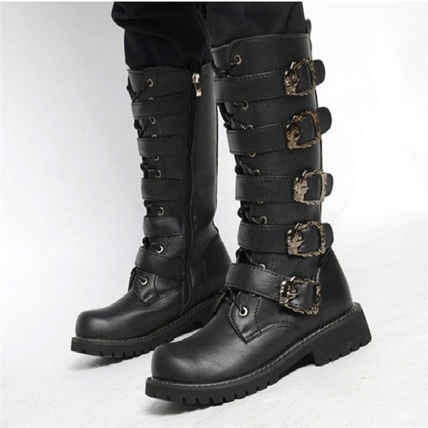 Goth punk outlet boots