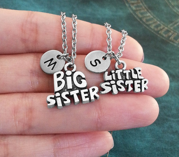 Family Necklace, Sisters Necklaces, Little Sister Necklace, Big Sister ...