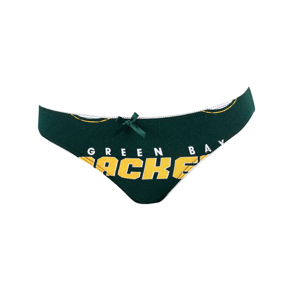 Green Bay Packers Slide All-over-Print Knit Panties | Wish