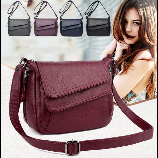 Women Leather Handbags Bags New Female Luxury Handbags Shoulder Bags ...