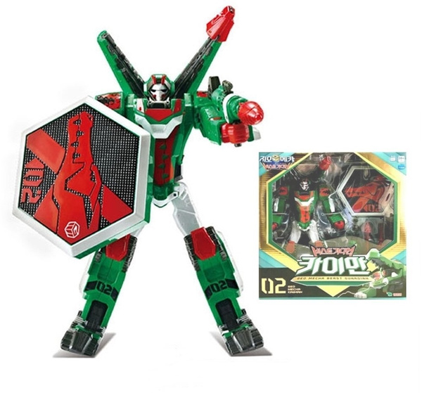 Young Toys Geo Mecha Beast Guardian Caiman, 3 Types Transforming Robot ...