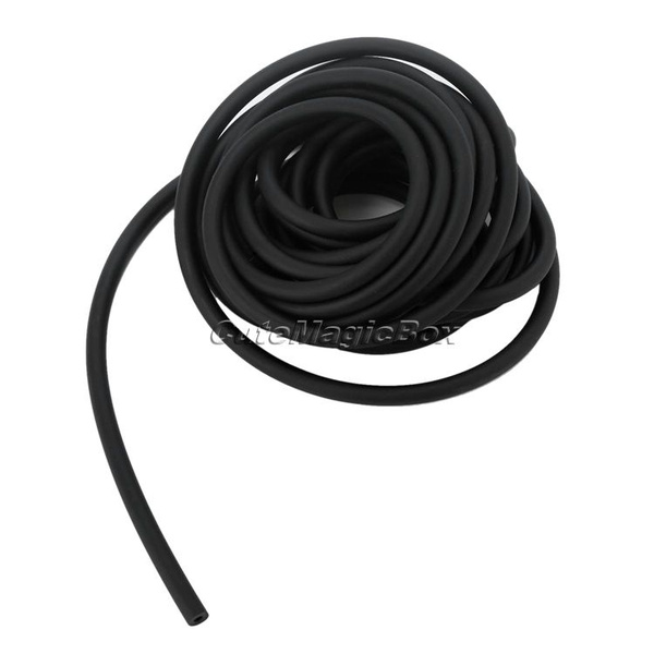 Powerful Slingshot Tube Catapult Latex Rubber Band Elastic Black 5M 3mm×6mm 3060 