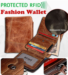 leather wallet, rfidwallet, Wallet, leather