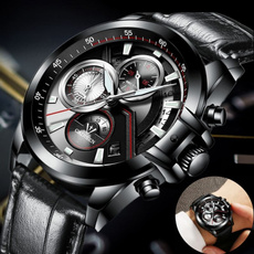 Steel, chronographwatch, waterproofwatchesformen, Bracelet Watch