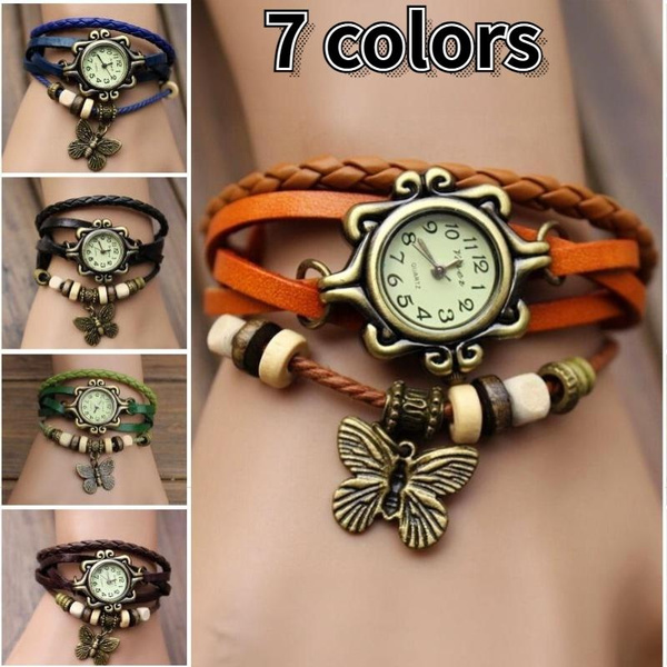 vintage butterfly watch