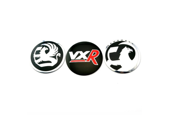 Vauxhall Corsa Vxr Sri Logo 4 x 60-90 mm Custom Wheel Centre Cap Sticker Decal