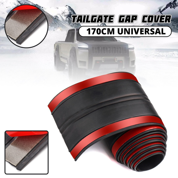 170cm Universal Rubber Truck Bed Tailgate Gap Cover Filler Seal Shield Cap Wish