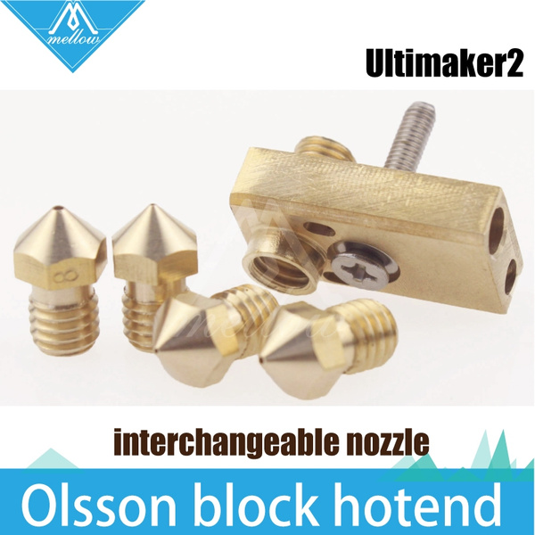 Olsson Block Upgrade Kit for Ultimaker 2 UM2 UM2 Extended 3D Printer 1.75/3.0mm 