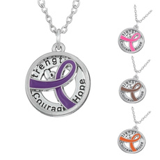 Gifts, wordscharm, women necklace, purple